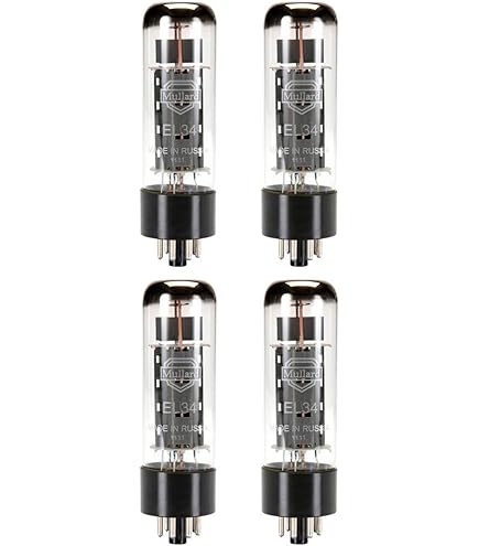 ムラード MULLARD EL34 新品？ 4本 元箱付 マッチドクアッド？ Amazon.com: Mullard EL34 Power Vacuum Tube, Platinum Matched Quad